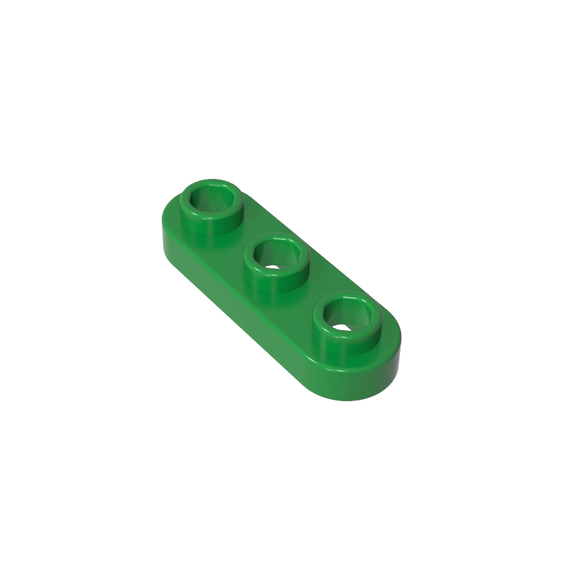 Tablero de esquina redondeada 1x3