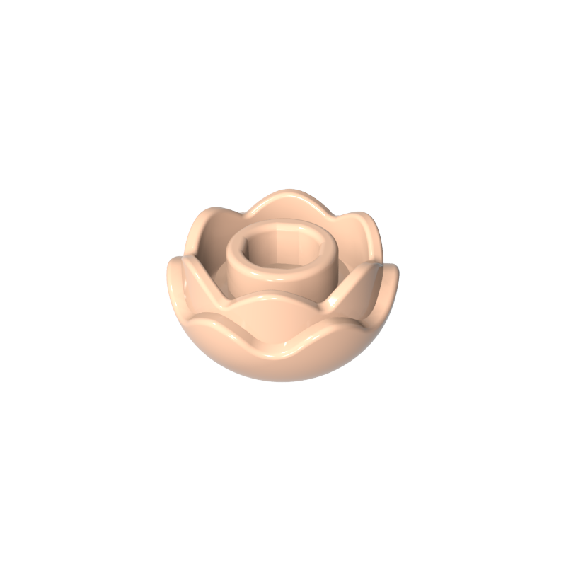 Rosa peonía de doble capa