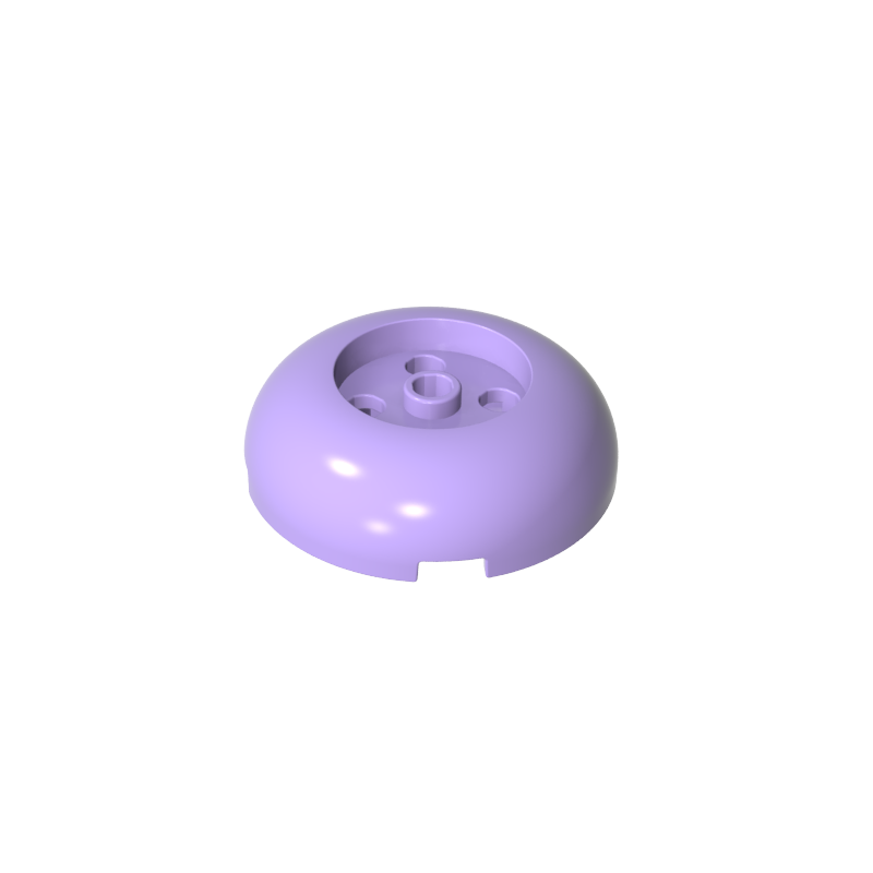 Cúpula Arqueada De 4x4 Con Banda Circular De Ladrillo Y Centro Empotrado De 2x2.