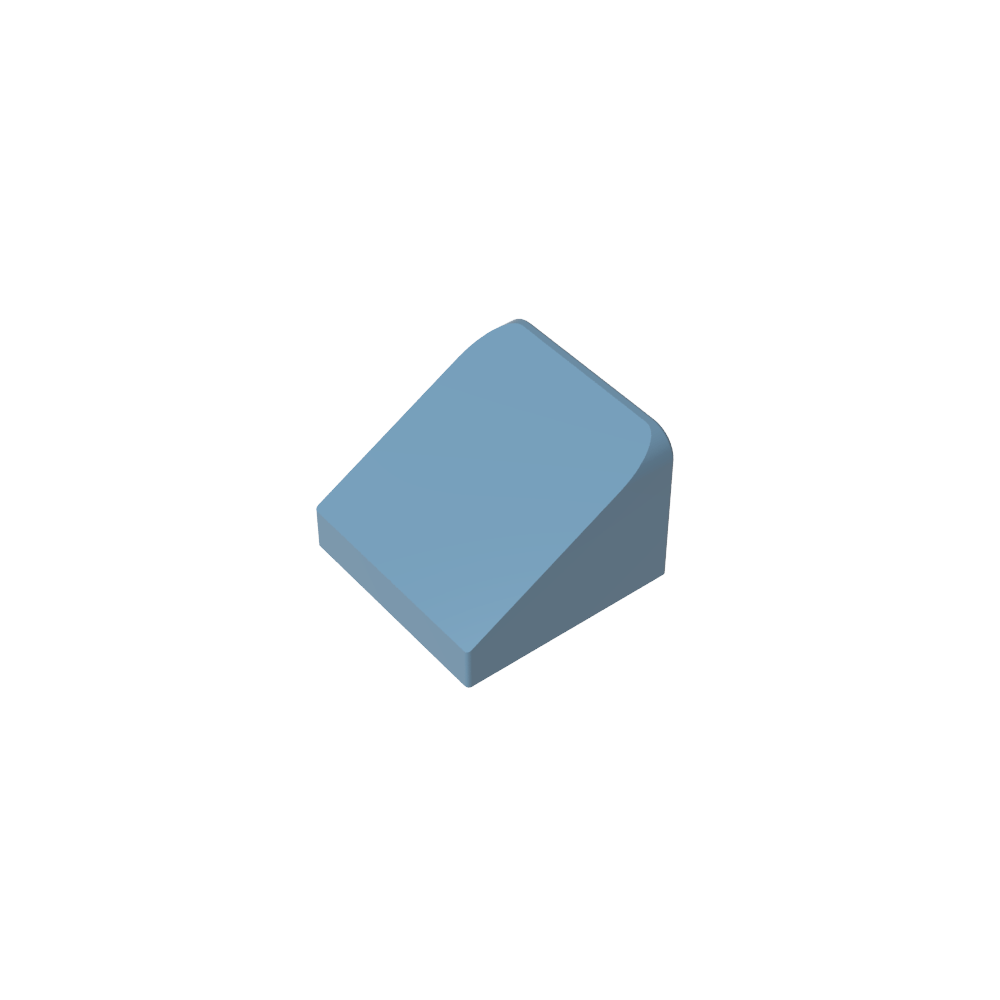 Pendiente 30° 1 x 1 x 2/3 (Pendiente de queso), Pendiente 30 1 x 1 Pendiente-MyGobricksEs