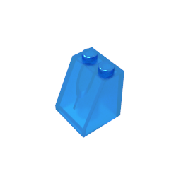 Pendiente 65° 2 x 2 x 2 con tubo inferior-MyGobricksEs