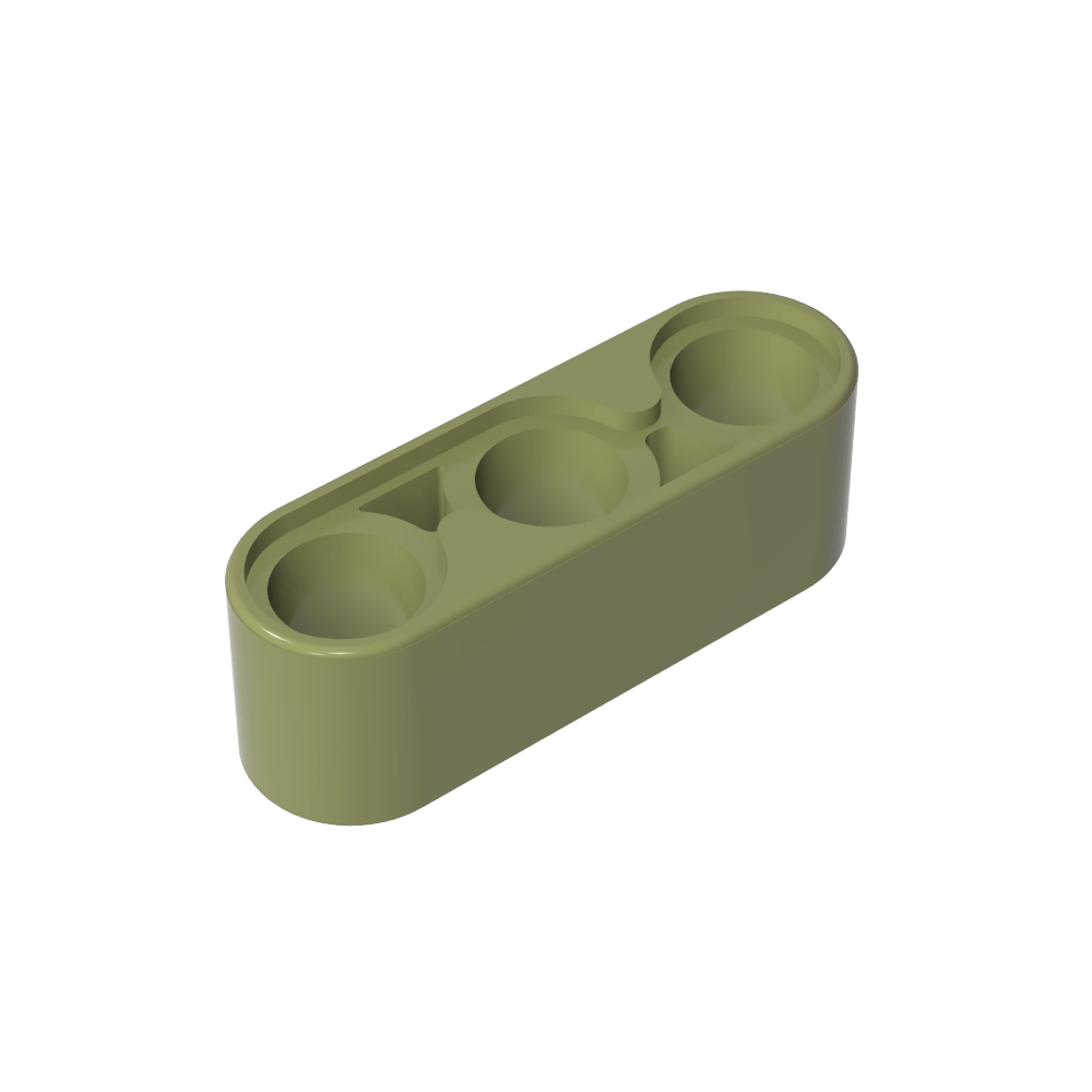 Viga técnica de 1 x 3 de espesor-MyGobricksEs