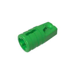 Cilindro de bisagra 1 x 2 con bloqueo con 1 dedo y orificio para eje en los extremos-MyGobricksEs