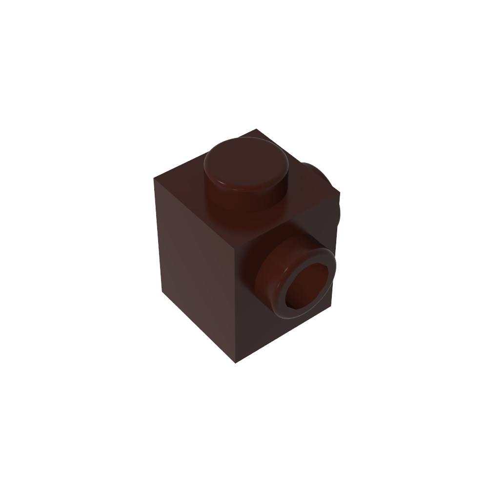 Ladrillo especial 1 x 1 con montantes en 2 lados adyacentes-MyGobricksEs