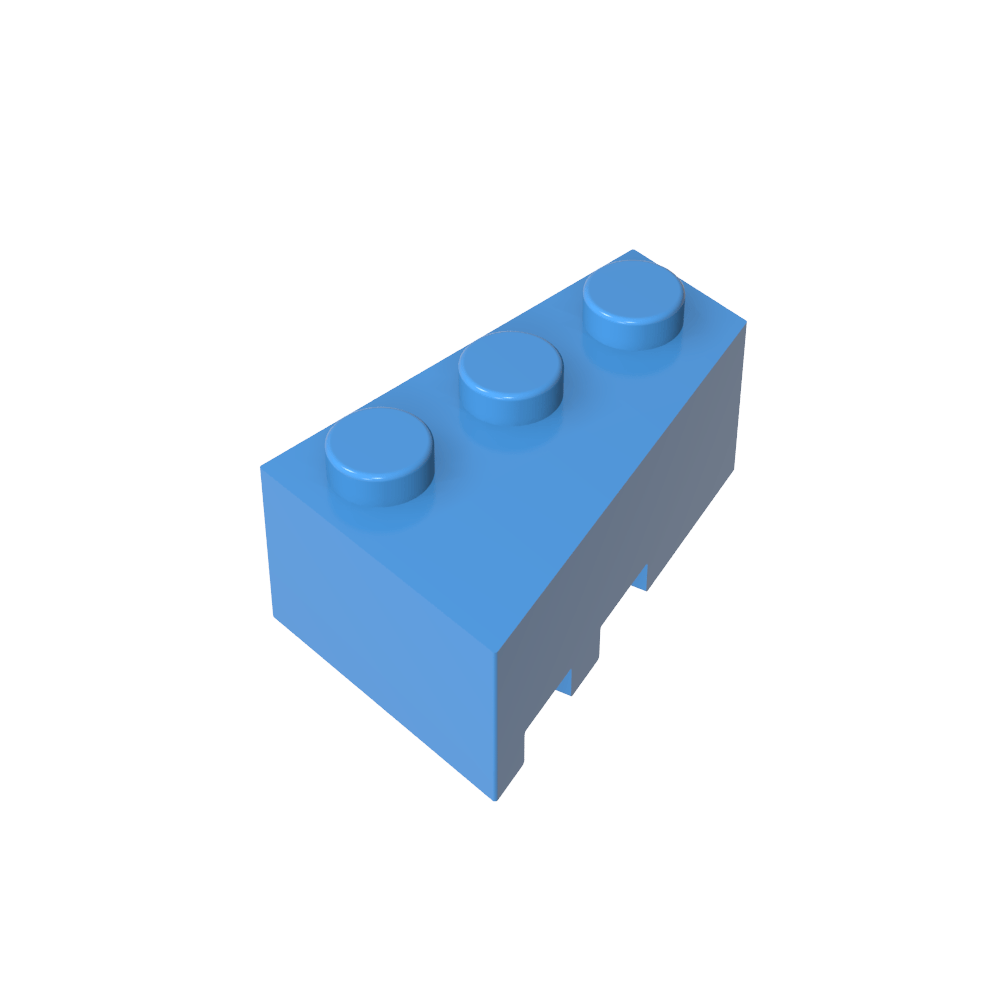 Cuña 3 x 2 Derecha-MyGobricksEs