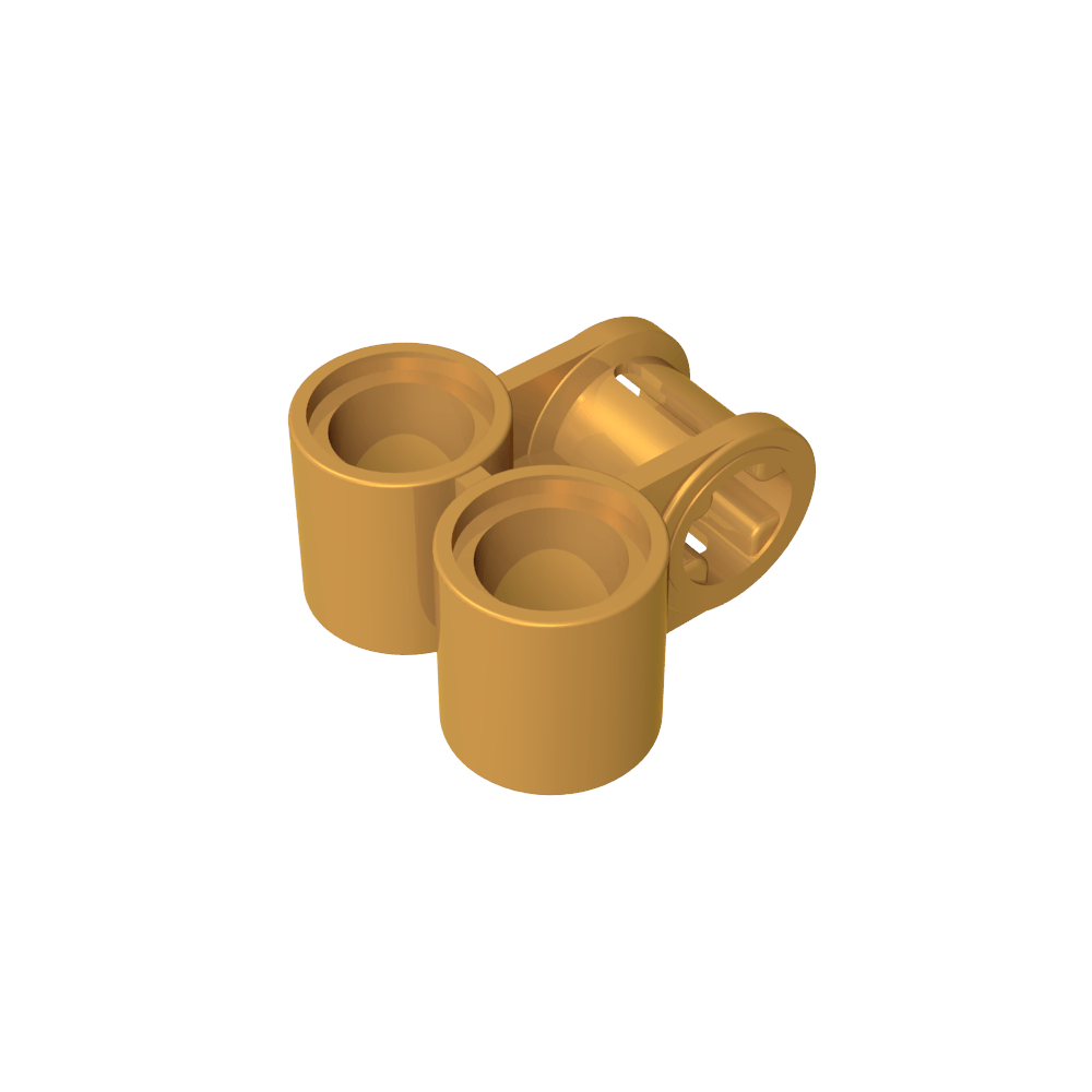 Conector de eje y pasador Technic perpendicular doble-MyGobricksEs
