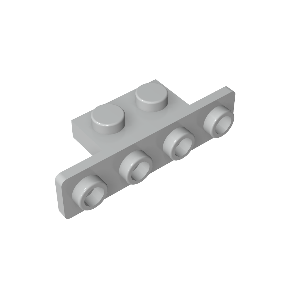 Soporte 1 x 2 - 1 x 4 [Esquinas redondeadas]-MyGobricksEs