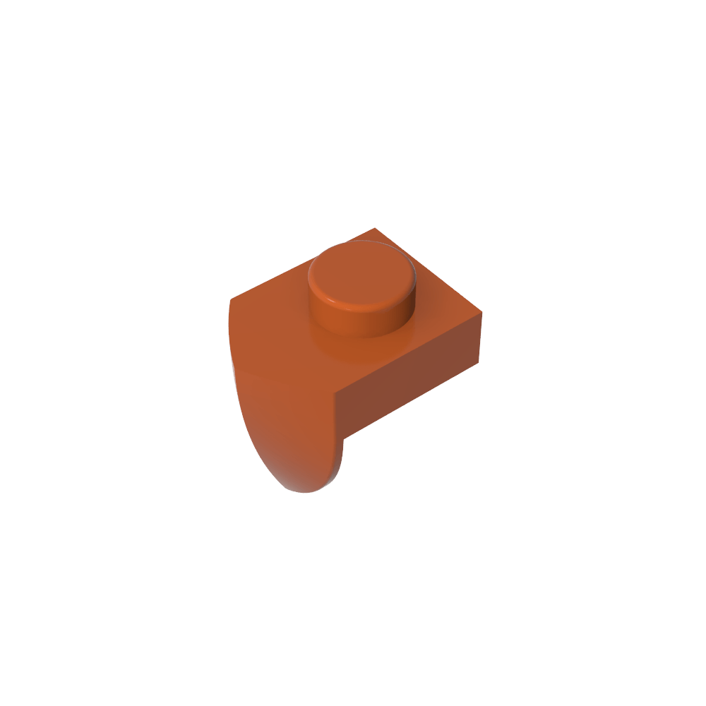 Placa Especial 1 x 1 con Diente Vertical-MyGobricksEs