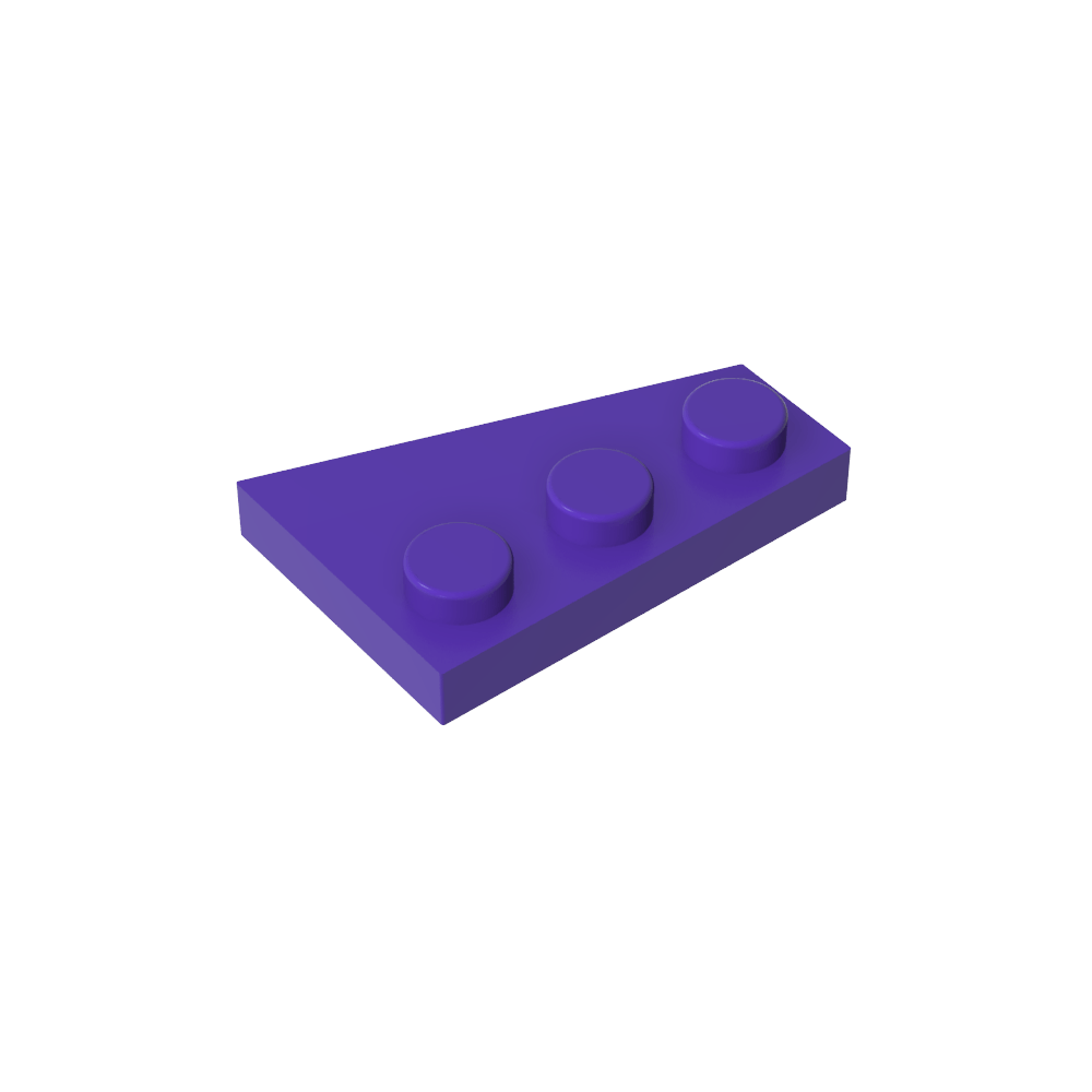 Placa de cuña 3 x 2 izquierda-MyGobricksEs