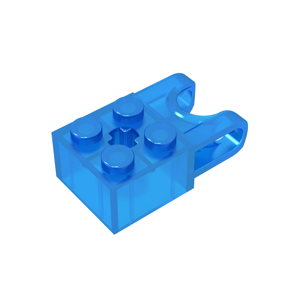 Technic Brick Special 2 x 2 con receptáculo de bola ancho y orificio para eje-MyGobricksEs
