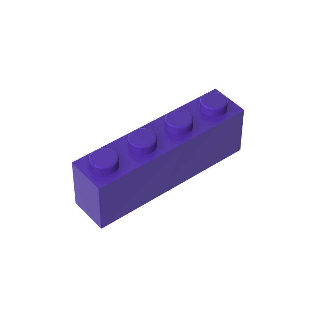 Ladrillo 1 x 4-MyGobricksEs