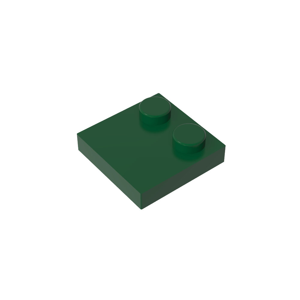 Placa Especial 2 x 2 con Solo 2 tacos-MyGobricksEs