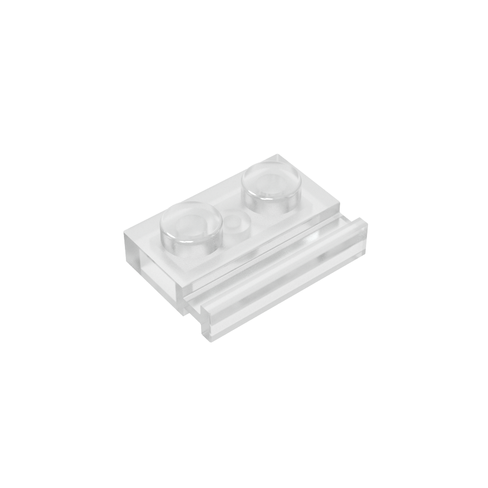 Placa Especial 1 x 2 con Riel para Puerta-MyGobricksEs
