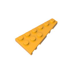 Placa de cuña 6 x 3 derecha-MyGobricksEs
