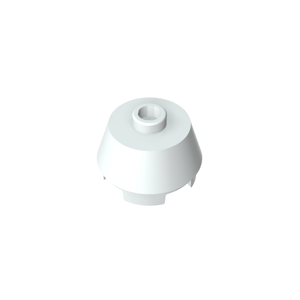 Ladrillo redondo 2 x 2 cono truncado-MyGobricksEs