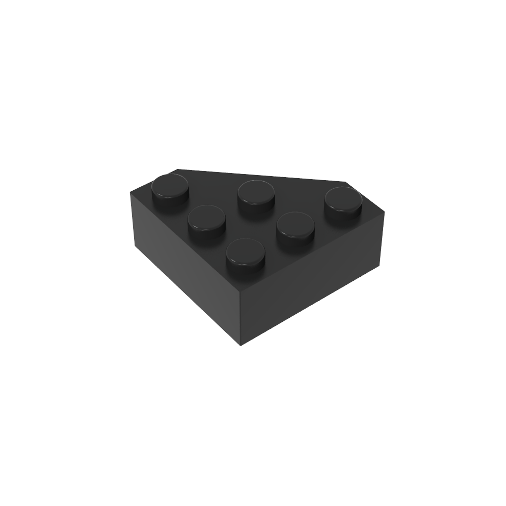 Cuña 3 x 3 Esquina cortada-MyGobricksEs