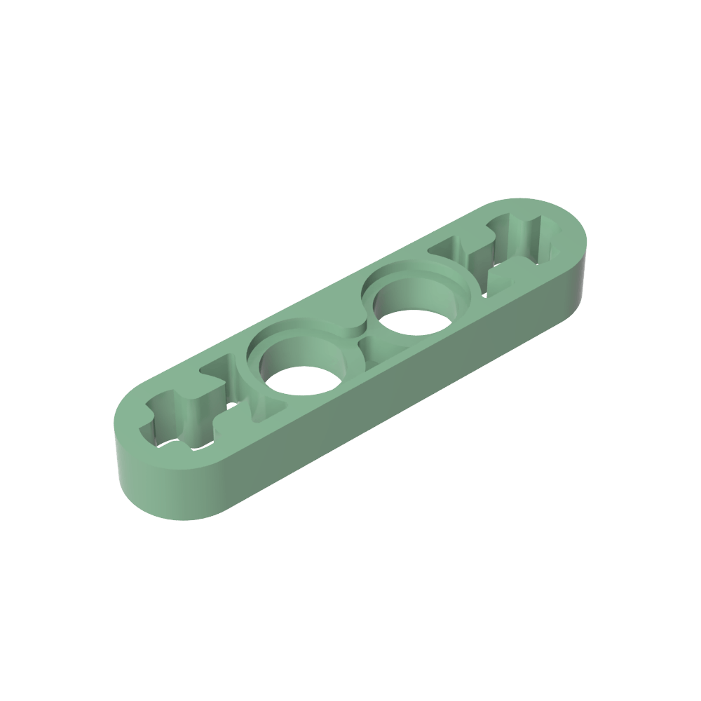 Viga técnica 1 x 4 delgada-MyGobricksEs