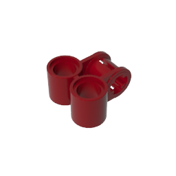 Conector de eje y pasador Technic perpendicular doble-MyGobricksEs