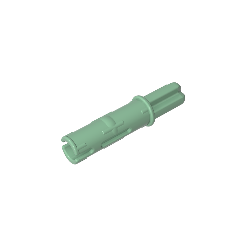 Pasador de eje Technic 3L con crestas de fricción longitudinales y eje 1L-MyGobricksEs