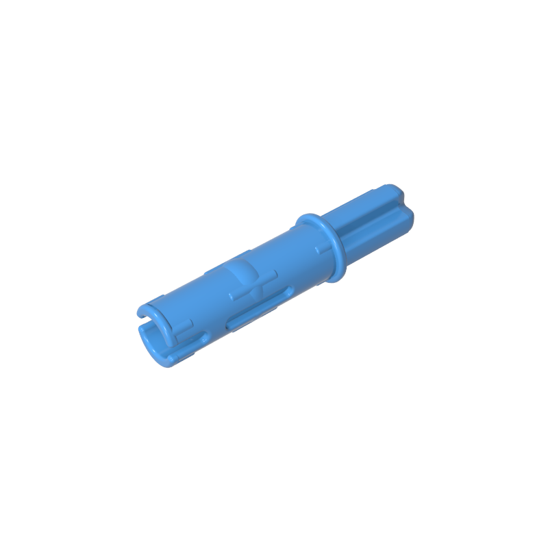 Pasador de eje Technic 3L con crestas de fricción longitudinales y eje 1L-MyGobricksEs