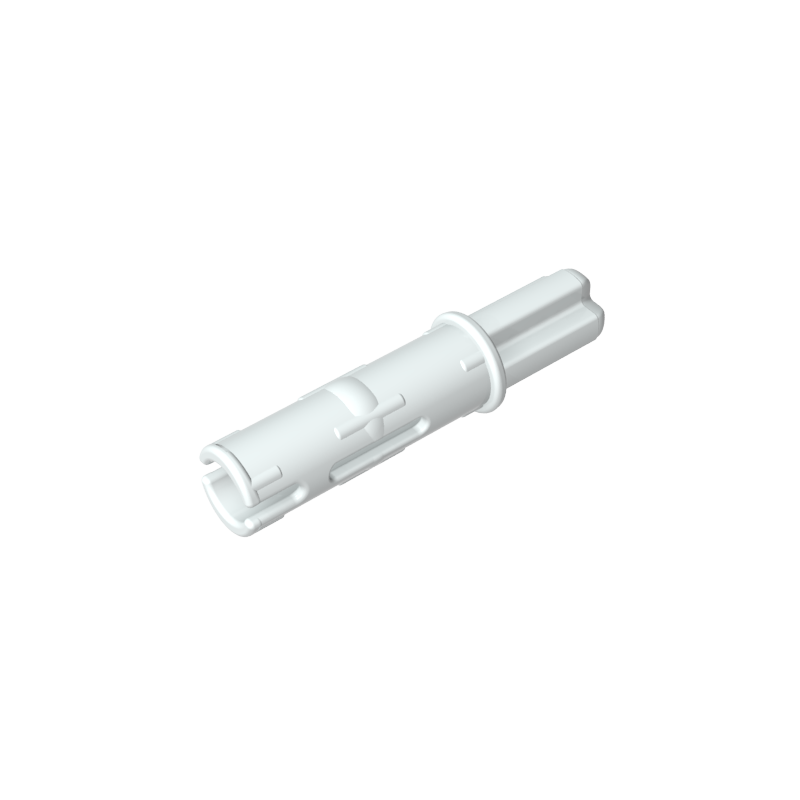 Pasador de eje Technic 3L con crestas de fricción longitudinales y eje 1L-MyGobricksEs