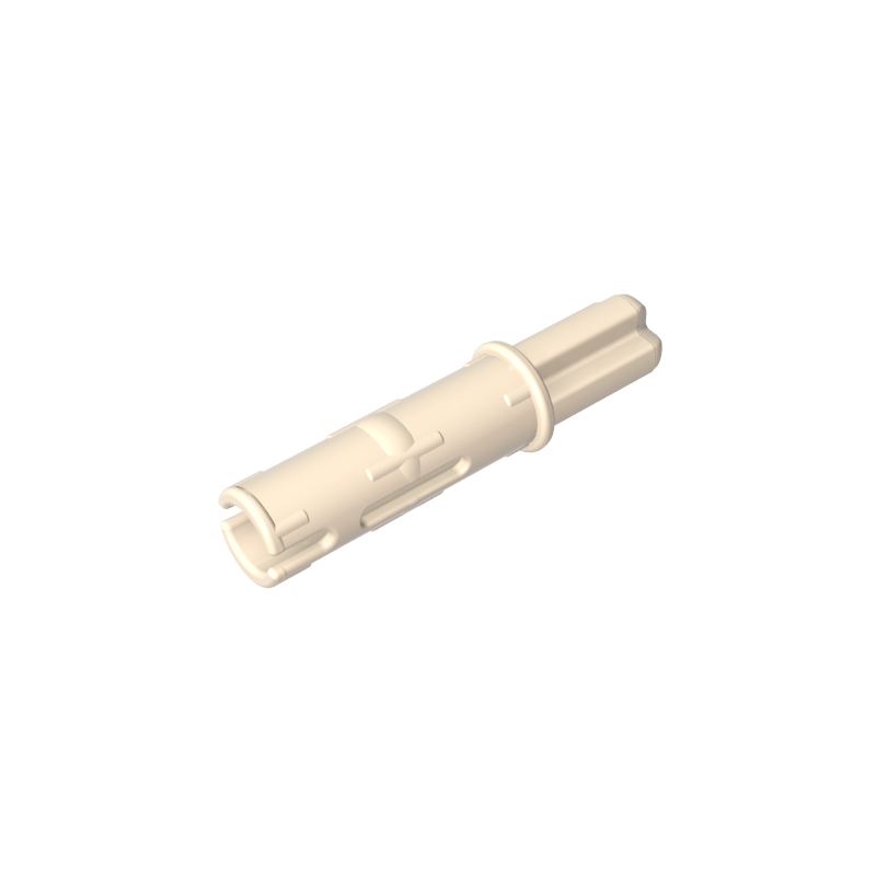 Pasador de eje Technic 3L con crestas de fricción longitudinales y eje 1L-MyGobricksEs