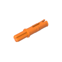 Pasador de eje Technic 3L con crestas de fricción longitudinales y eje 1L-MyGobricksEs