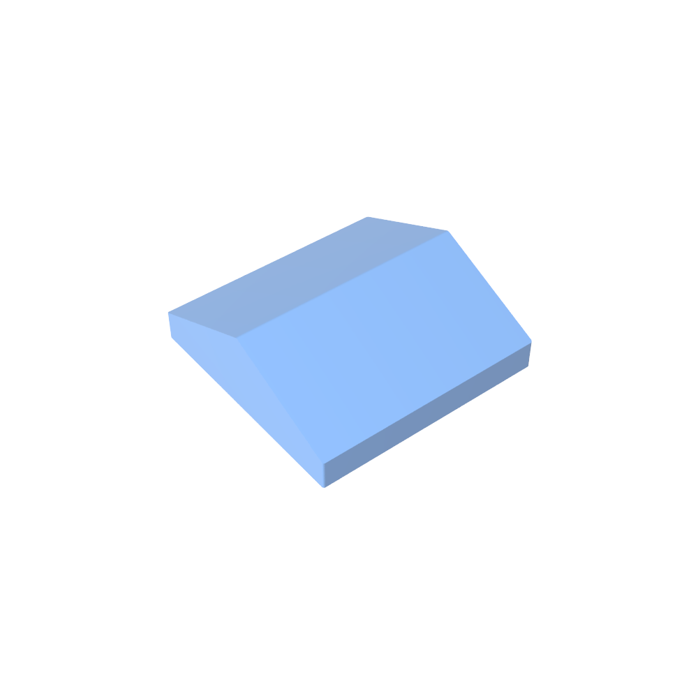 Pendiente 33° 2 x 2 Doble-MyGobricksEs