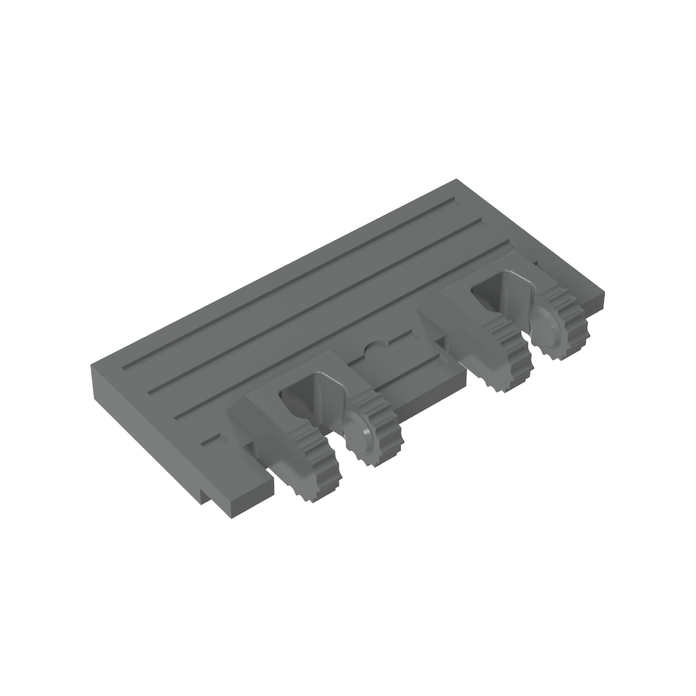 Puerta de tren con bisagra 2 x 4 con bloqueo doble de 2 dedos sin refuerzos traseros-MyGobricksEs