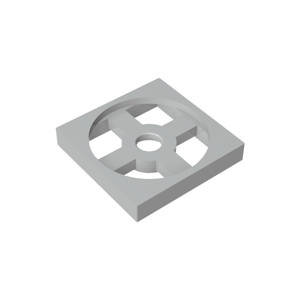 Plato Giratorio 2 x 2 Placa, Base-MyGobricksEs