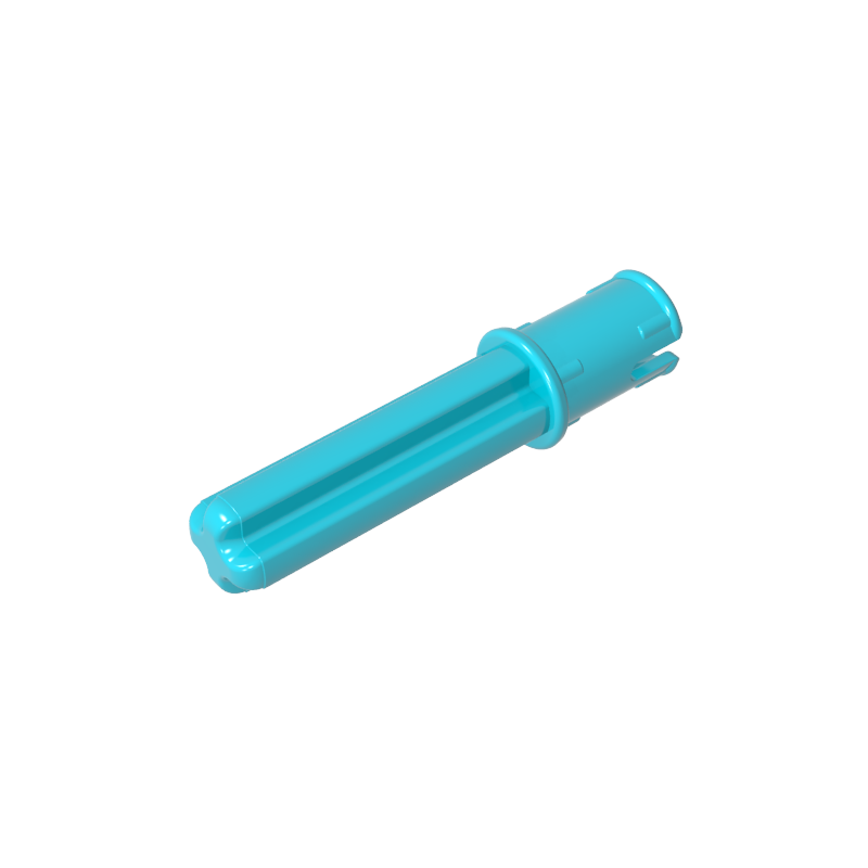 Pasador de eje Technic 3L con crestas de fricción longitudinales y eje 2L-MyGobricksEs