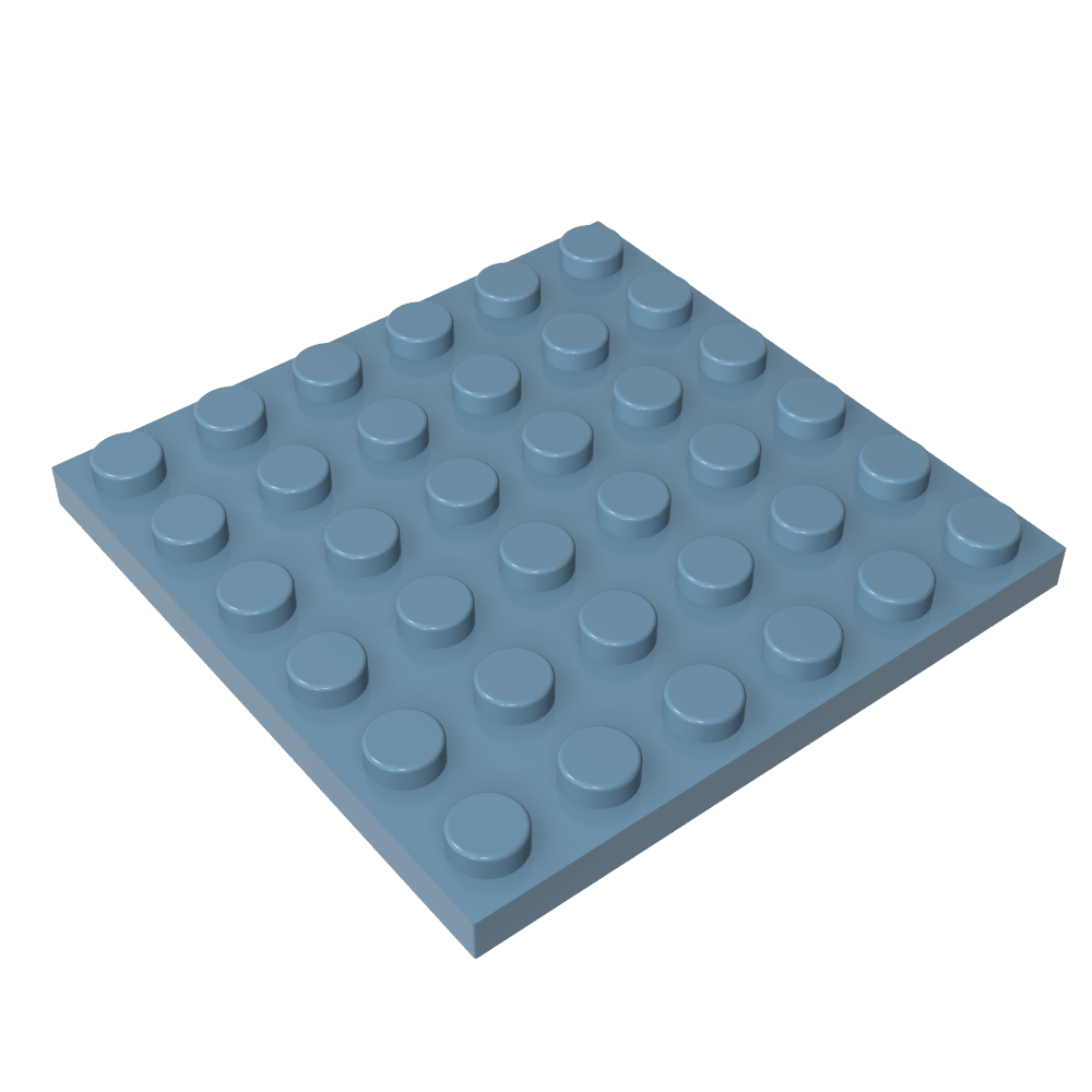 Placa 6 x 6-MyGobricksEs