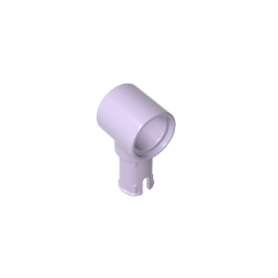 Conector Technic Pin Hub con 1 pin con crestas de fricción longitudinales-MyGobricksEs