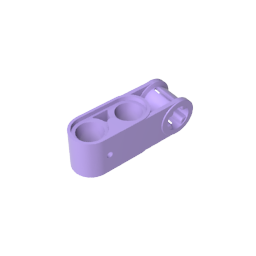 Conector de eje y pasador Technic perpendicular 3L con 2 orificios para pasadores-MyGobricksEs