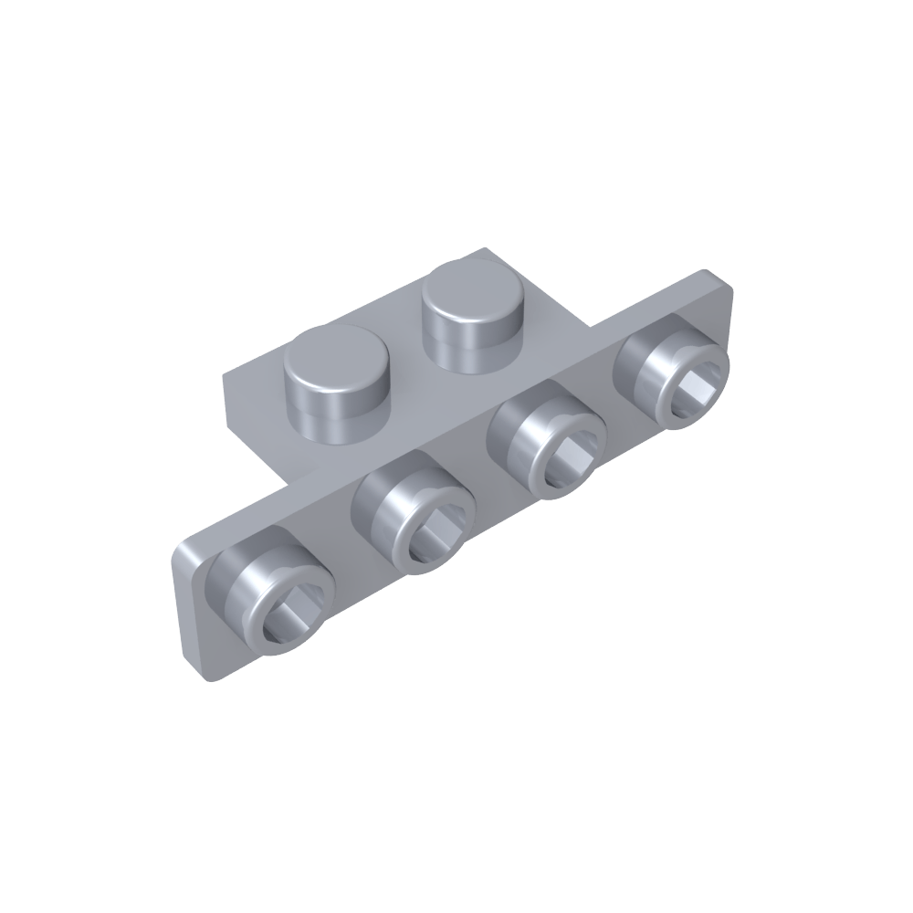 Soporte 1 x 2 - 1 x 4 [Esquinas redondeadas]-MyGobricksEs