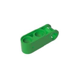 Conector de eje y pasador Technic perpendicular 3L con 2 orificios para pasadores-MyGobricksEs