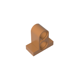 Placa de conector Technic Pin 1 x 2 x 1 2/3 [Dos orificios en la parte superior]-MyGobricksEs