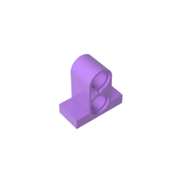 Placa de conector Technic Pin 1 x 2 x 1 2/3 [Dos orificios en la parte superior]-MyGobricksEs