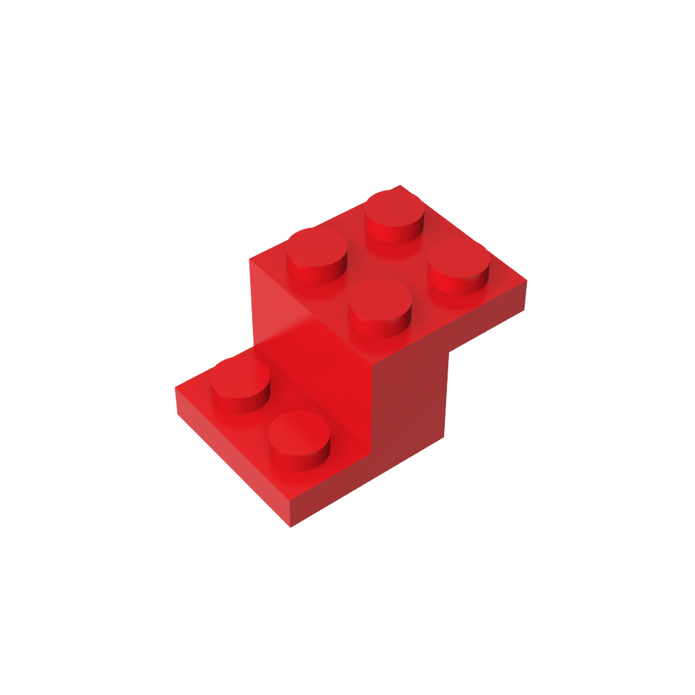 Soporte 3 x 2 x 1 1/3 con pasador inferior-MyGobricksEs