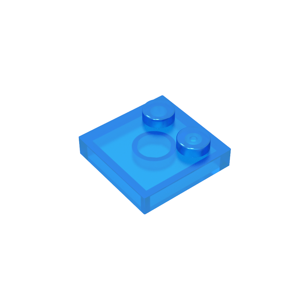 Placa Especial 2 x 2 con Solo 2 tacos-MyGobricksEs