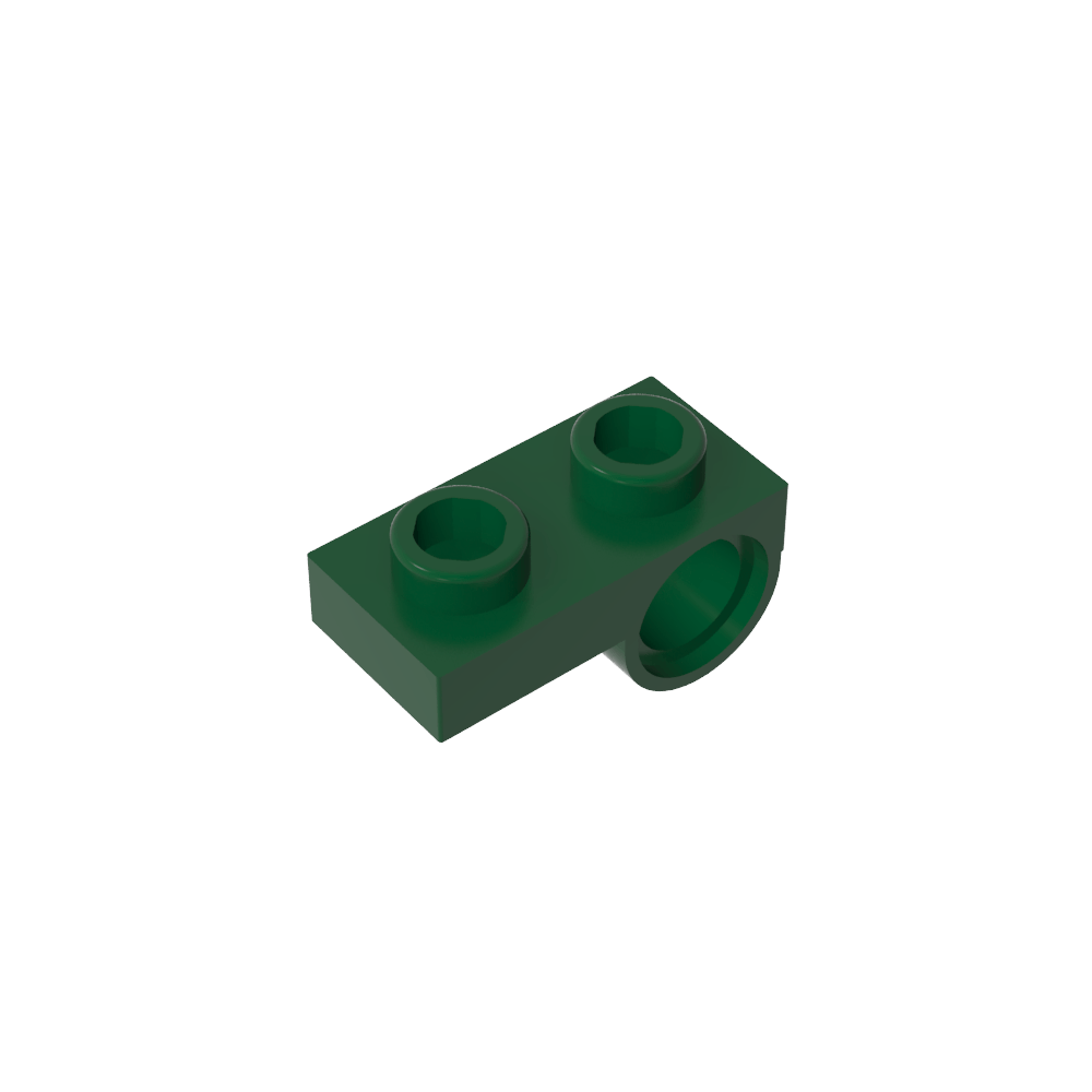 Placa especial 1 x 2 con orificio para pasador-MyGobricksEs