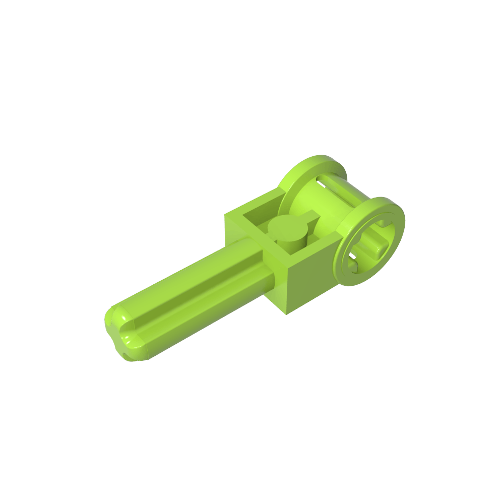 Eje Technic 1.5 con conector de eje perpendicular (mango de inversión de pértiga Technic)-MyGobricksEs