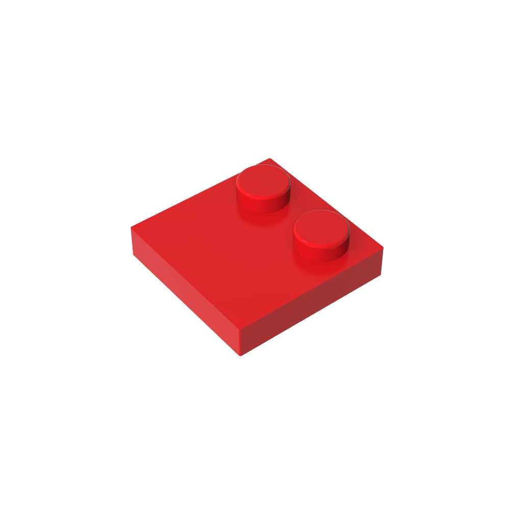 Placa Especial 2 x 2 con Solo 2 tacos-MyGobricksEs