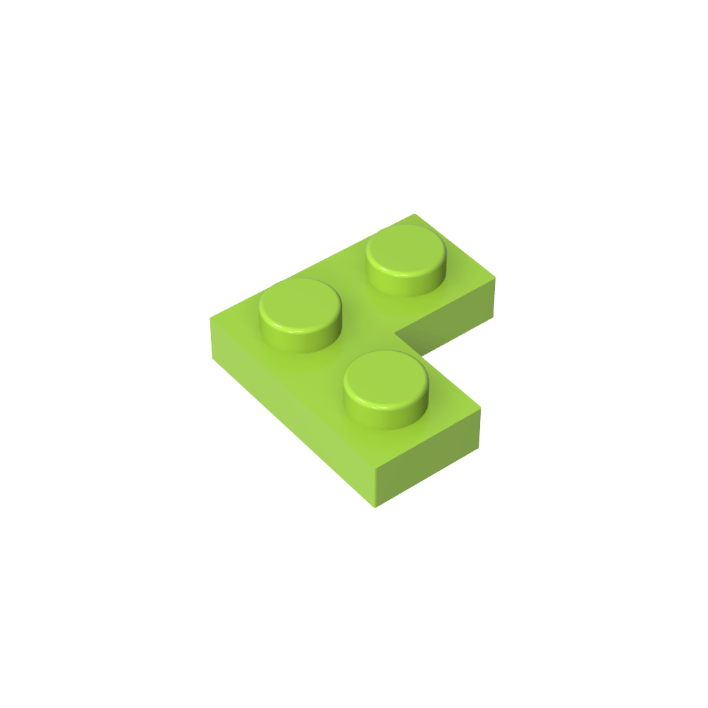 Placa 2 x 2 Esquina-MyGobricksEs
