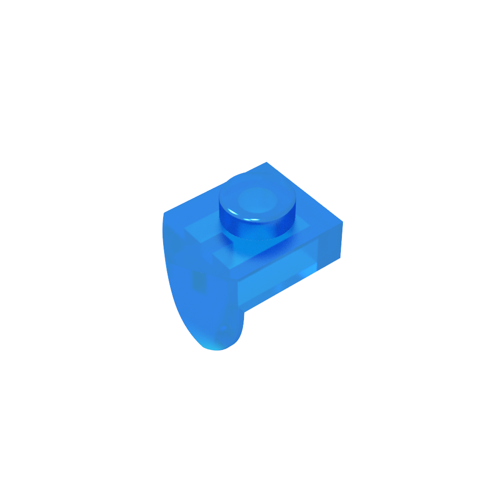 Placa Especial 1 x 1 con Diente Vertical-MyGobricksEs