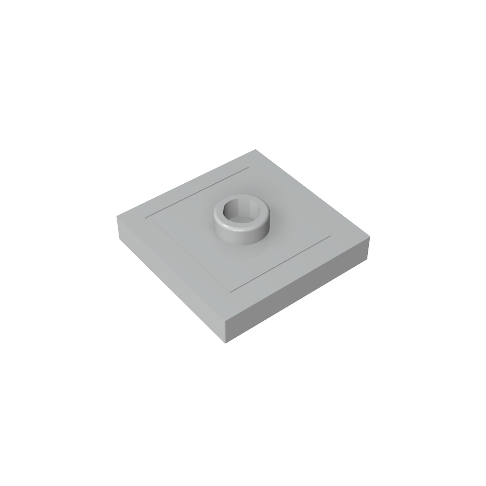 Placa especial 2 x 2 con ranura y perno central (puente)-MyGobricksEs