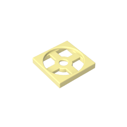 Plato Giratorio 2 x 2 Placa, Base-MyGobricksEs