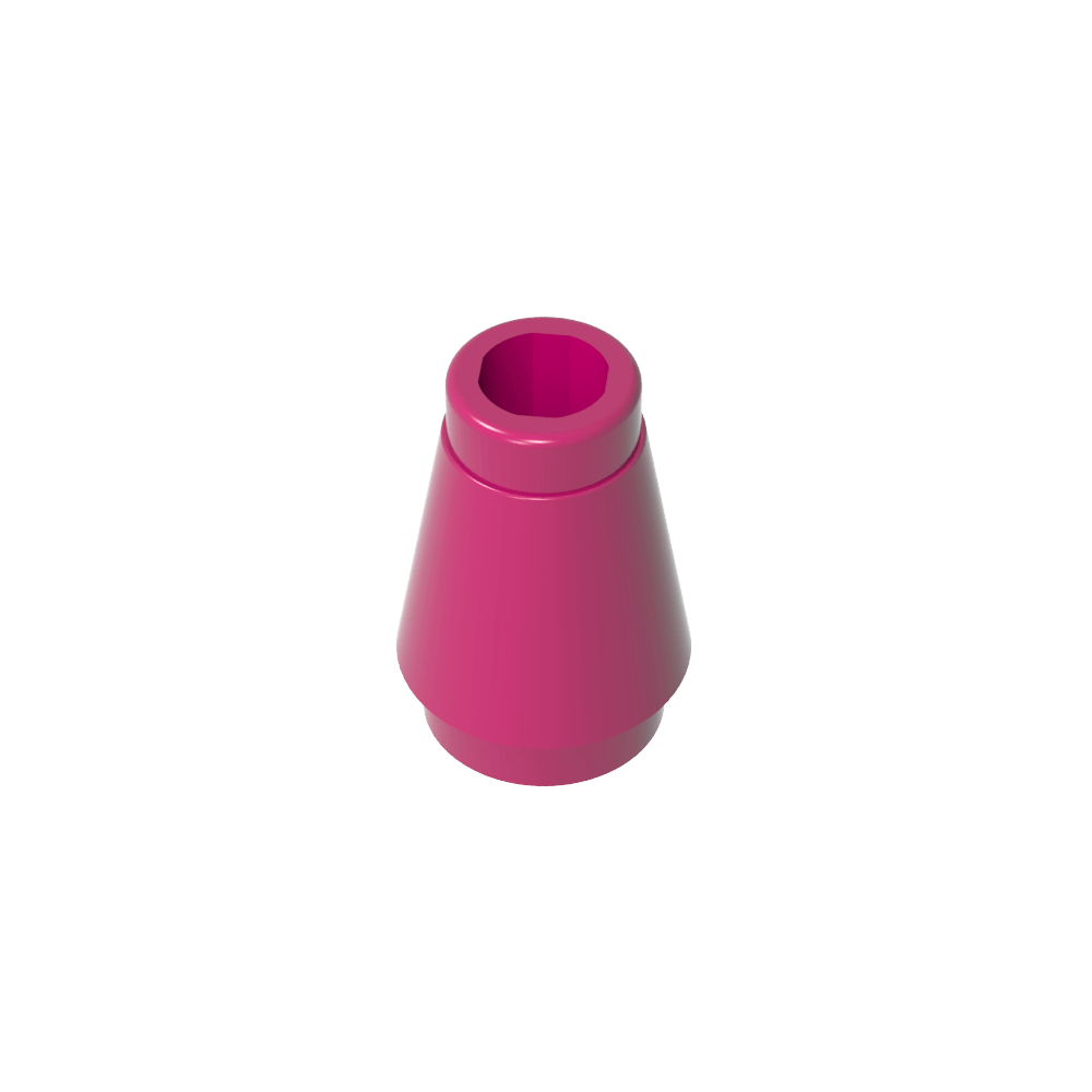 Cono 1 x 1 [Sin ranura superior]-MyGobricksEs