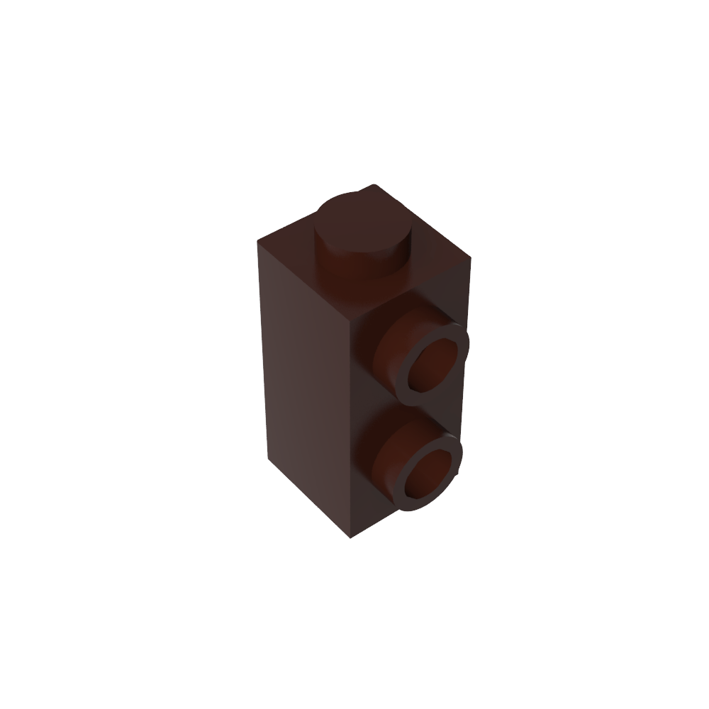 Ladrillo especial 1 x 1 x 1 2/3 con montantes en 1 lado-MyGobricksEs