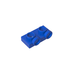 Placa, Modificada 1 x 2 con 2 puntos salientes Invertida-MyGobricksEs